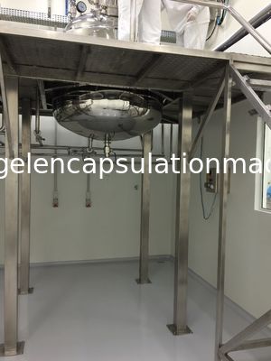 Van de de Capsulegelatine van roestvrij staalsoftgel Systeem van de de Tank Autovacuümpomp het Smeltende