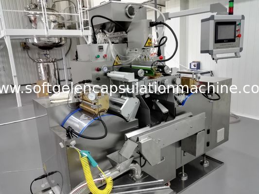 10“ Automatische Zachte Capsule die Machine met Gelatine Smeltende en Drogende Machine maakt