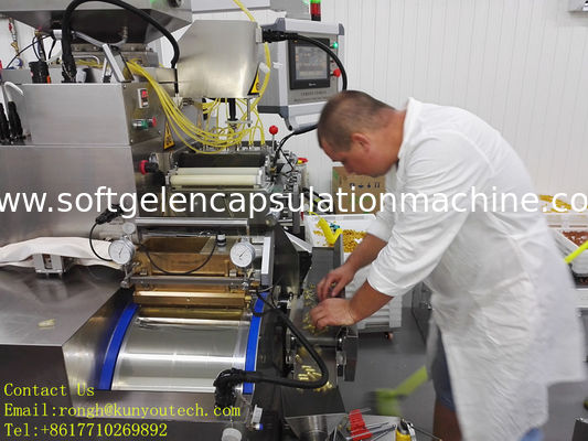 Vloeibaar het vullen Softgel de fabrieksgeneesmiddel van het Inkapselingsmateriaal met PLC Controle