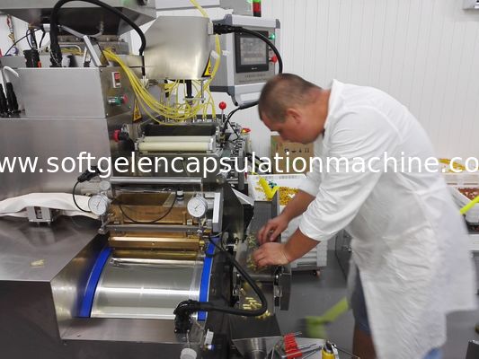 Automatische Capsule het Vullen Machine voor voedsel-vissen olie, Vitamine, en Bijenhoning