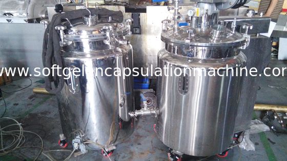 Gelatinemixer 800L de Roestvrije het Mengen zich Tank van de Tankholding met Platformontwerp