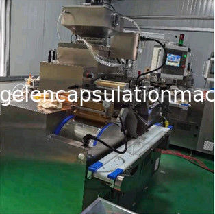 Servomotor Automatische Grootschalige Softgel Capsule Productie Machine Verschillende vorm capsule Olie vullen