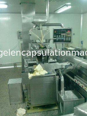 De Capsulemachine van Softgel van de Canabisolie met de Poreuze Rol van de Roestvrij staalolie