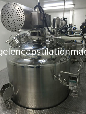 De Smeltende Tank van de capsulegelatine met de maat van het de Sensorgewicht van Bodemoto, controlebord