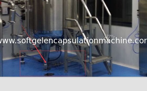 De Smeltende Tank van de capsulegelatine met de maat van het de Sensorgewicht van Bodemoto, controlebord