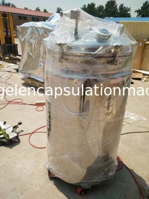Softgel/Paintball-Gelatine Smeltende Tank met Waterjasje, Elektrische Pedaallift