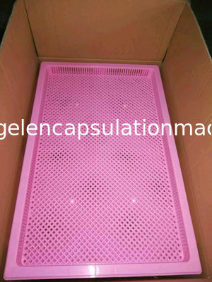 Softgelcapsules Plastic het Drogen Dienbladenlager Aangepaste Kleur Op hoge temperatuur