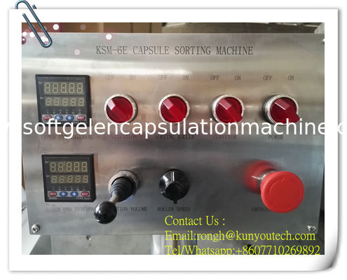 PLC de grootte en de vormsorteermachine van de Controle apintball Capsule