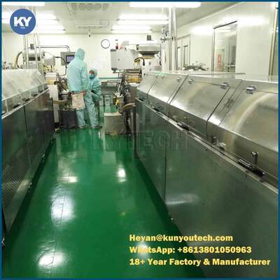 van de TUIMELSCHAKELAARdrying equipment with van 0,75 kW Grootste 700*1030mm Softgel Grote de Luchtventilators