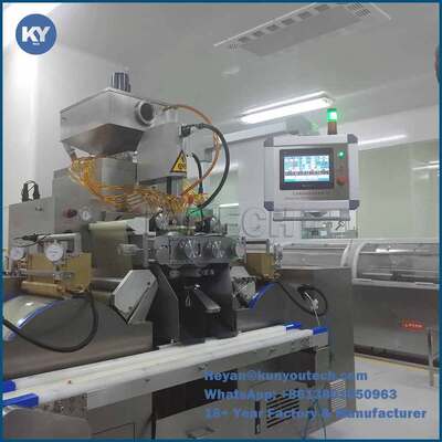 10 inch automatische Vgel-inkapsuleermachine met een capaciteit van 32000 stuks/uur en 20 plunjers voor efficiënte softgelproductie