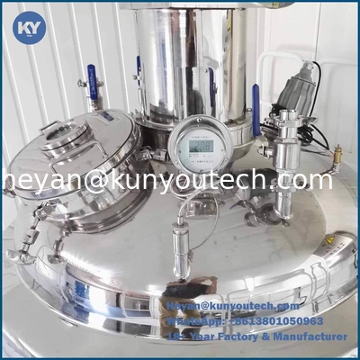 600L gelatine smelt tank met 0.09Mpa vacuüm ontwerp