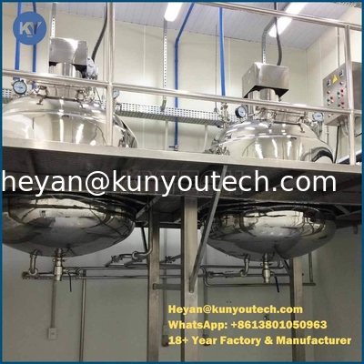 600L gelatine smelt tank met 0.09Mpa vacuüm ontwerp