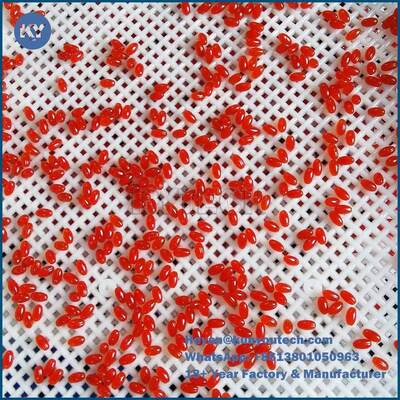 Witte Stapelbare Plastic Dienbladen van de Voedselrang/Koeldienblad 762*495*55mm