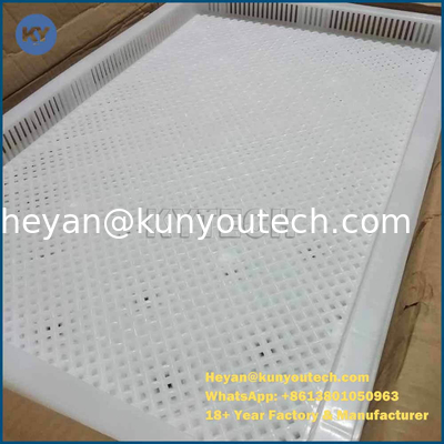 PP-ABS-drogbak van voedselkwaliteit van kunststof 758x608x40mm