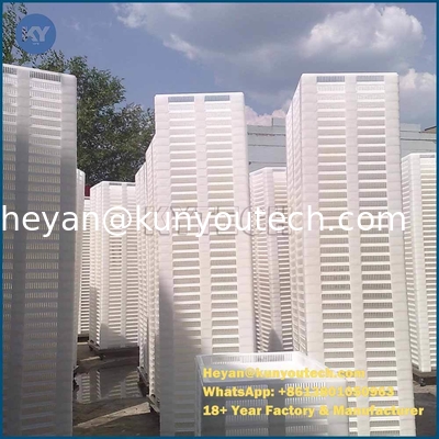 PP-ABS-drogbak van voedselkwaliteit van kunststof 758x608x40mm