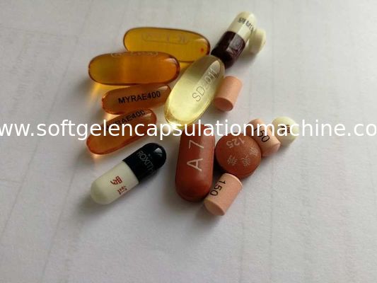 Van de de Machinegelatine van de Softgelinkapseling de Inkapselingsmachine met Logo Printer