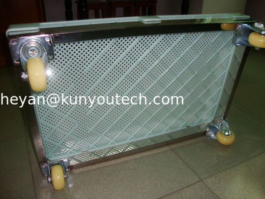 Veilige PPE van de Voedselrang Plastic Drogende Dienbladen en Karretje Sterke Hardheid ISO9001