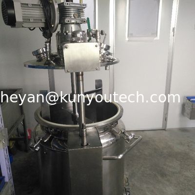 100L het Roestvrije staaltank van de veganistgelatine met het Bewegen van Functie en Vacuümpomp