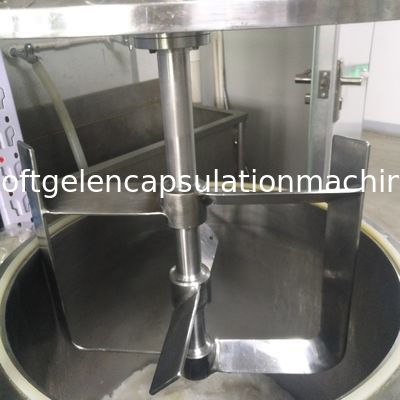 PID Roestvrij staalgelatine die Tanks mengen met vacuüm en lucht seprater togther