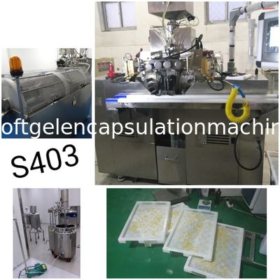 De kleine Softgel-Productielijn van de Inkapselingsmachine voor het Maken van Zachte Capsule S403