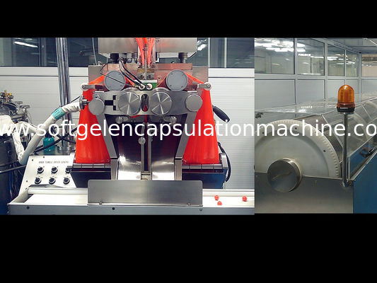 7 de Capsule van de duim Zachte Gelatine het Vullen Machine 50000 - 70000 Capsules/h-PLC Verrichting