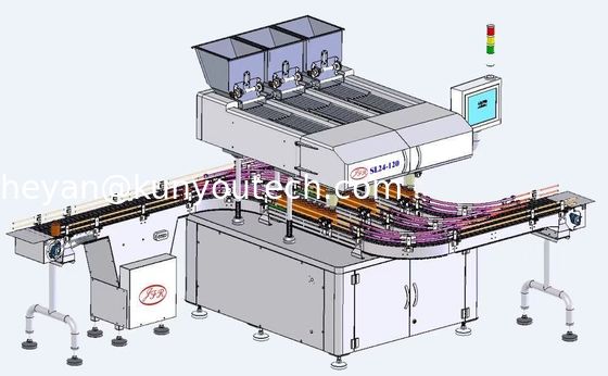 Het Tellen en de Verpakkings van de de Plaatfles van de Machine de Multitrilling van de tabletcapsule Verpakkende Machine