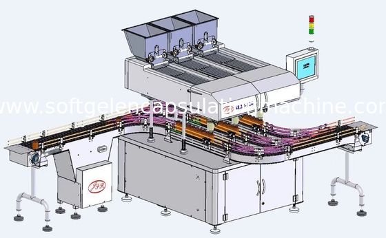 Het Tellen en de Verpakkings van de de Plaatfles van de Machine de Multitrilling van de tabletcapsule Verpakkende Machine
