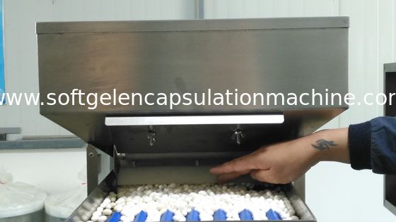 De Inkapselingsmachine van de roestvrij staal Zachte Gelatine voor Ovale Langwerpige Vormvistraan/Vitaminecapsule