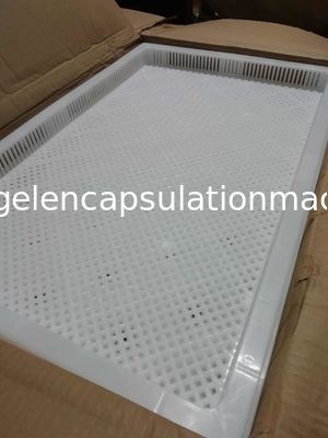Pp-ABS Vlak Bodemppe Ce 5cm Plastic Drogende Dienbladen voor Capsule het Drogen
