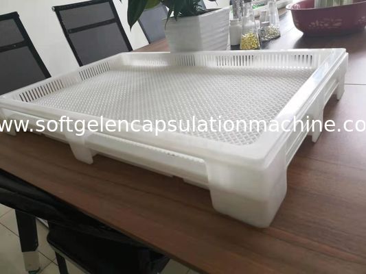 Lichtgewicht Plastic Koelere Tray Food Grade Stackable Flat-Bodem 762*600*55mm