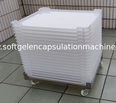 Pp-ABS Vlak Bodemppe Ce 5cm Plastic Drogende Dienbladen voor Capsule het Drogen