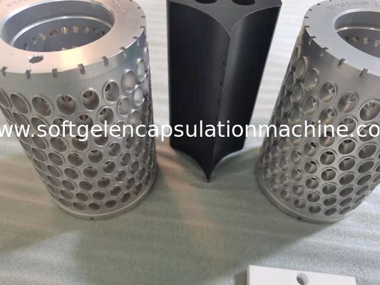 4 " 6“ 8 " 10“ dobbelen de Vorm Multiholte van de Rolcapsule voor Softgel-Inkapselingsmachine