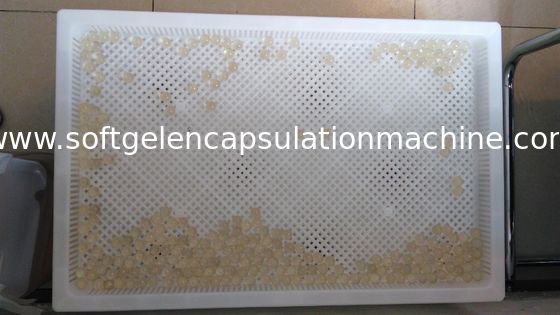 Witte Stapelbare Plastic Dienbladen van de Voedselrang/Koeldienblad 762*495*55mm